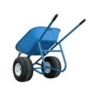 Wheelbarrow with extra-wide wheels