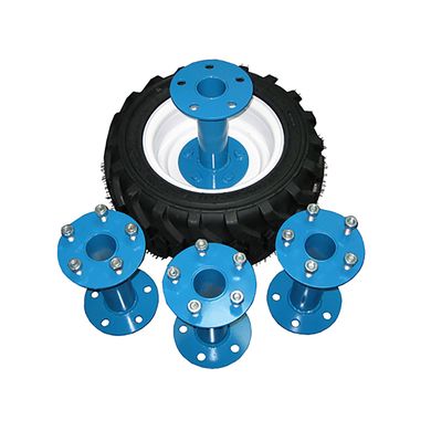 Dual Wheel Kit includes 4 Wheels and 4 Hubs